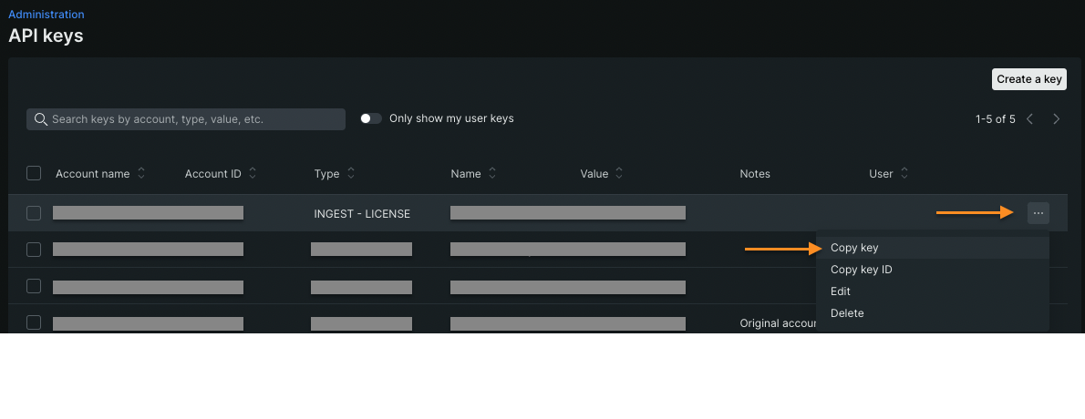 Image showing New Relic field needed