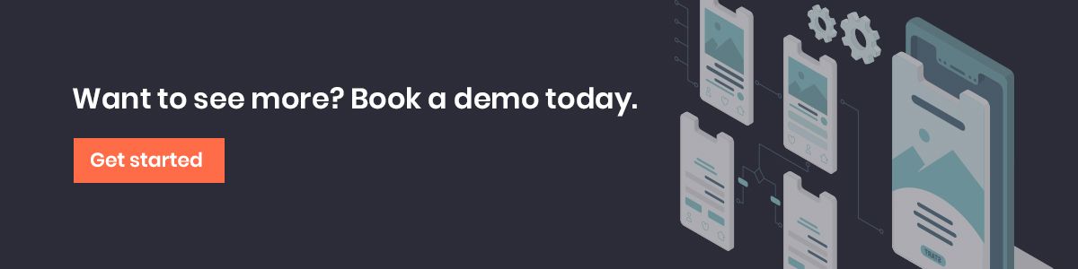 A banner image call to action to book a demo of Embrace's unified mobile monitoring and observability platform.