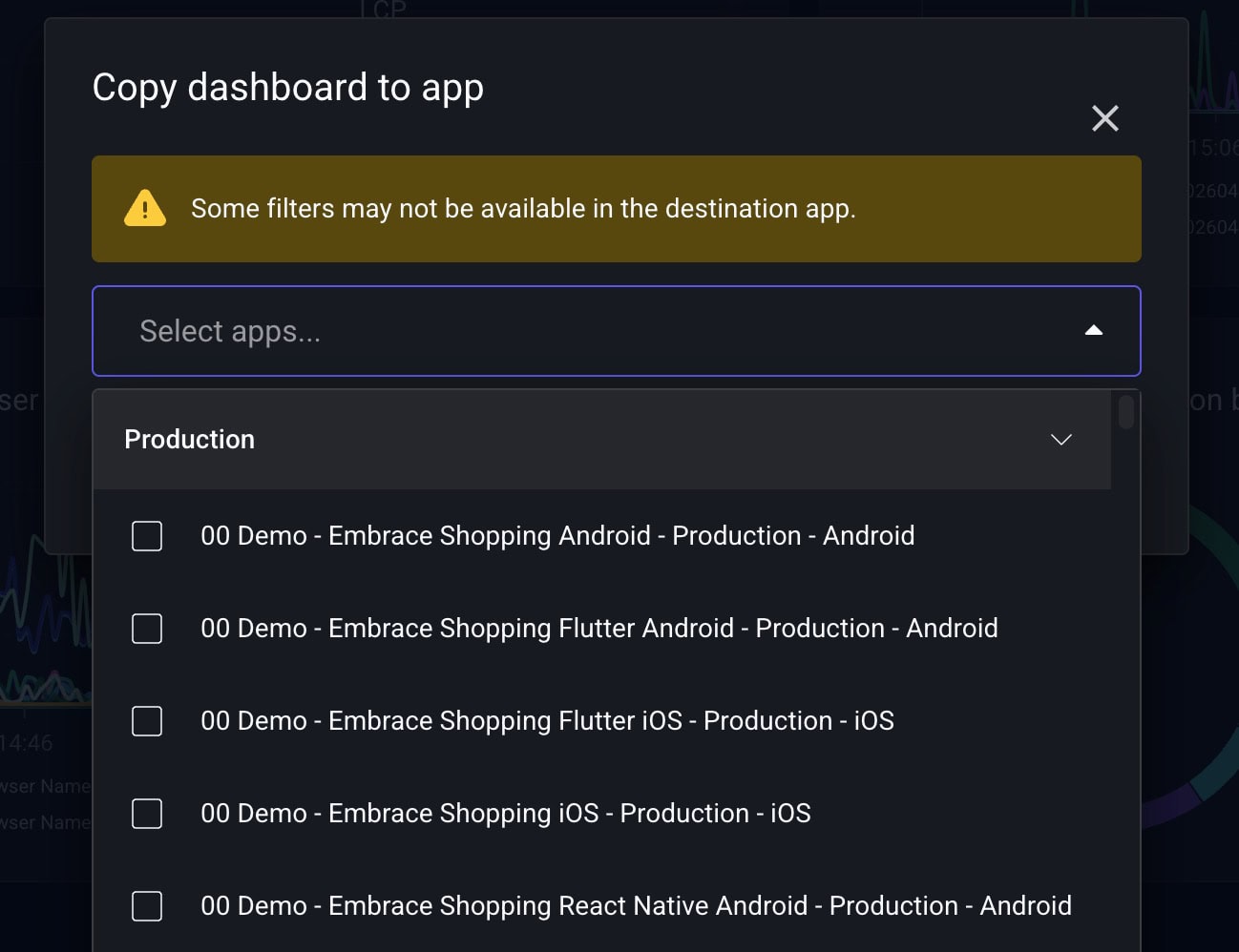 embrace-copy-dashboards-app-selector