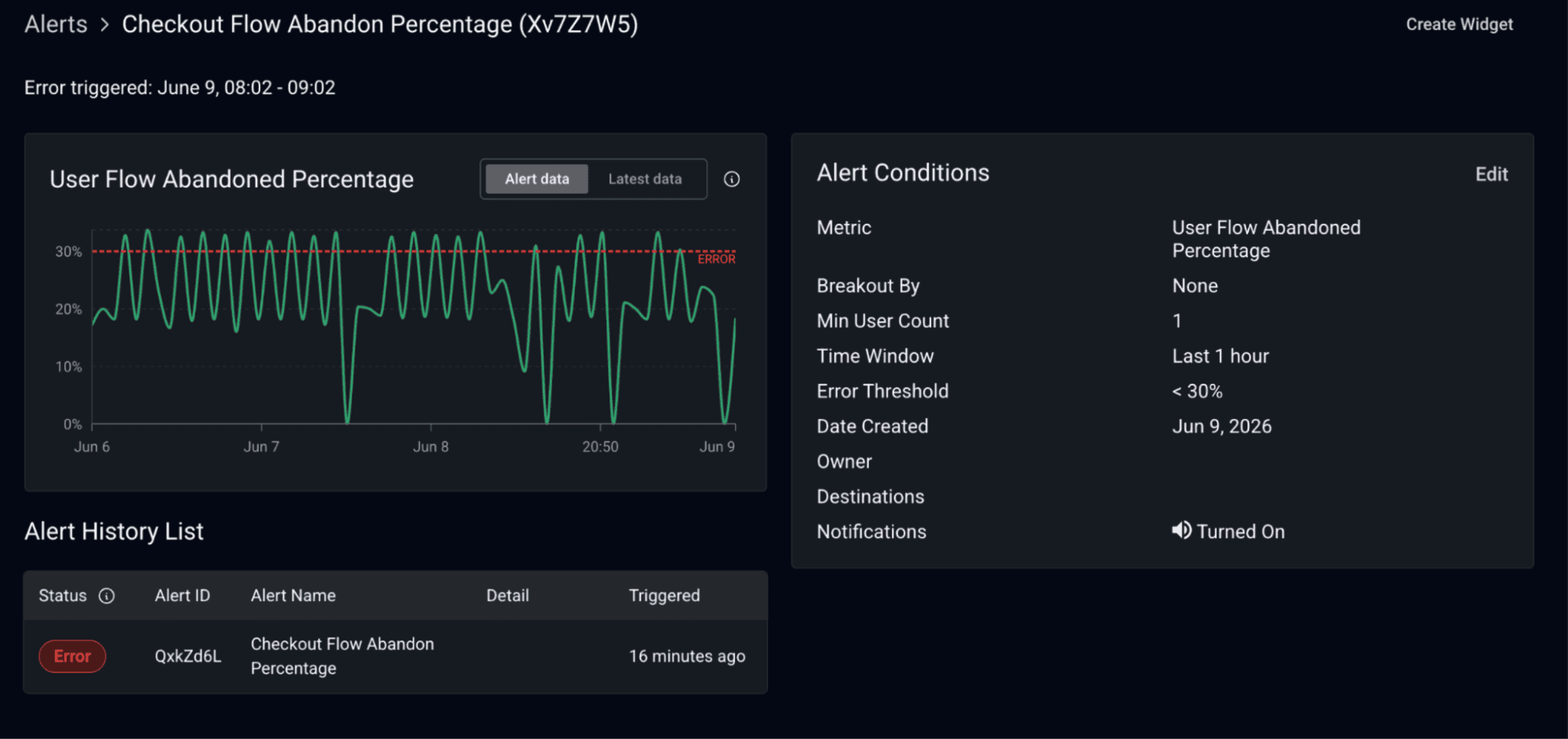 embrace-honeycomb-checkout-abandon-alert
